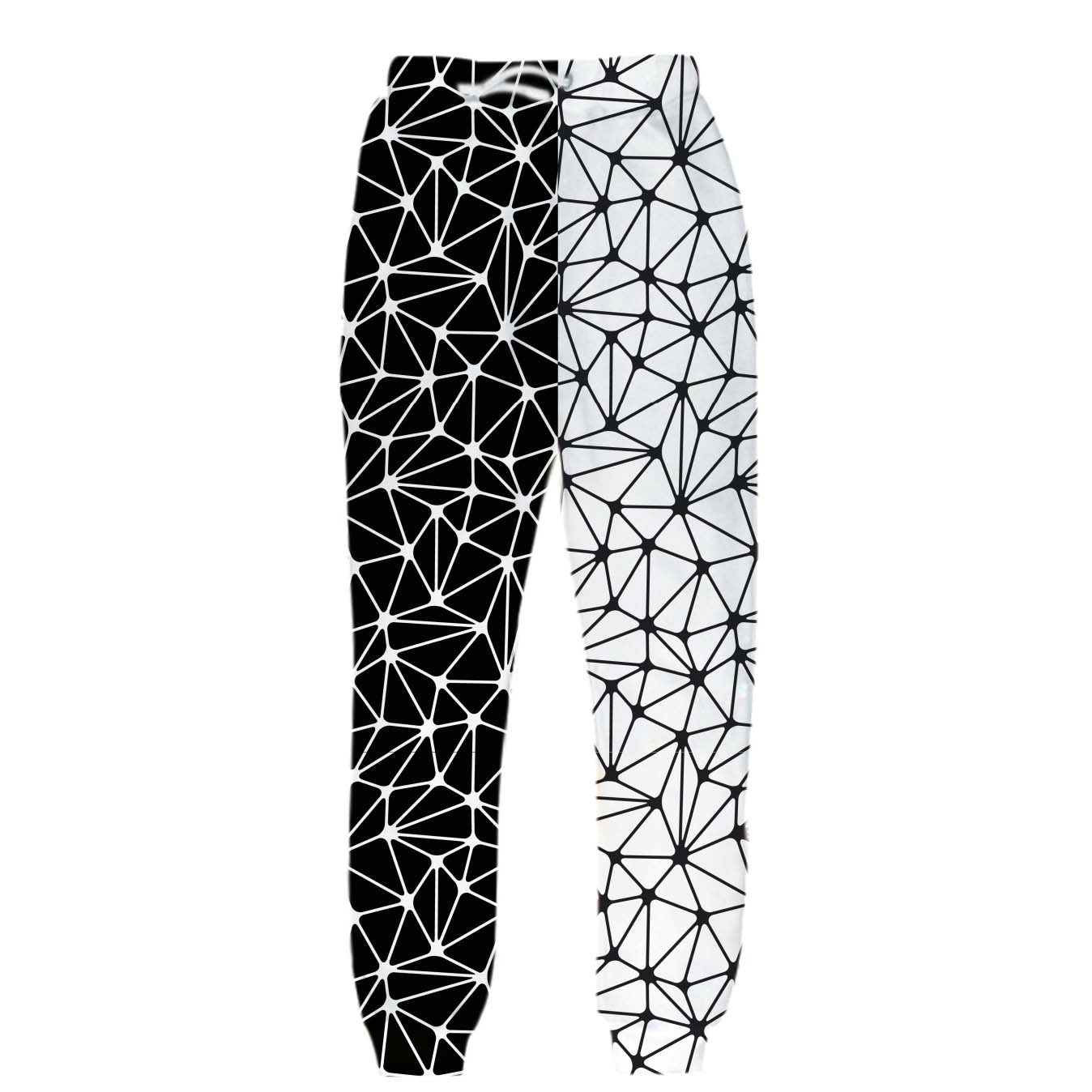 Unisex Casual Planet Digital Print Straight Leg Sweatpants