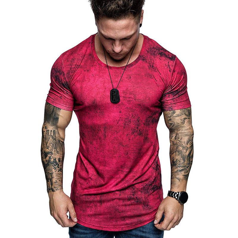 Men's 3D Fashion Sports Fitness T-shirt