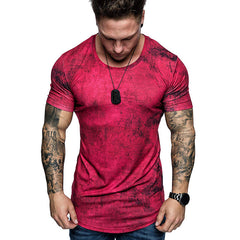 Men's 3D Fashion Sports Fitness T-shirt