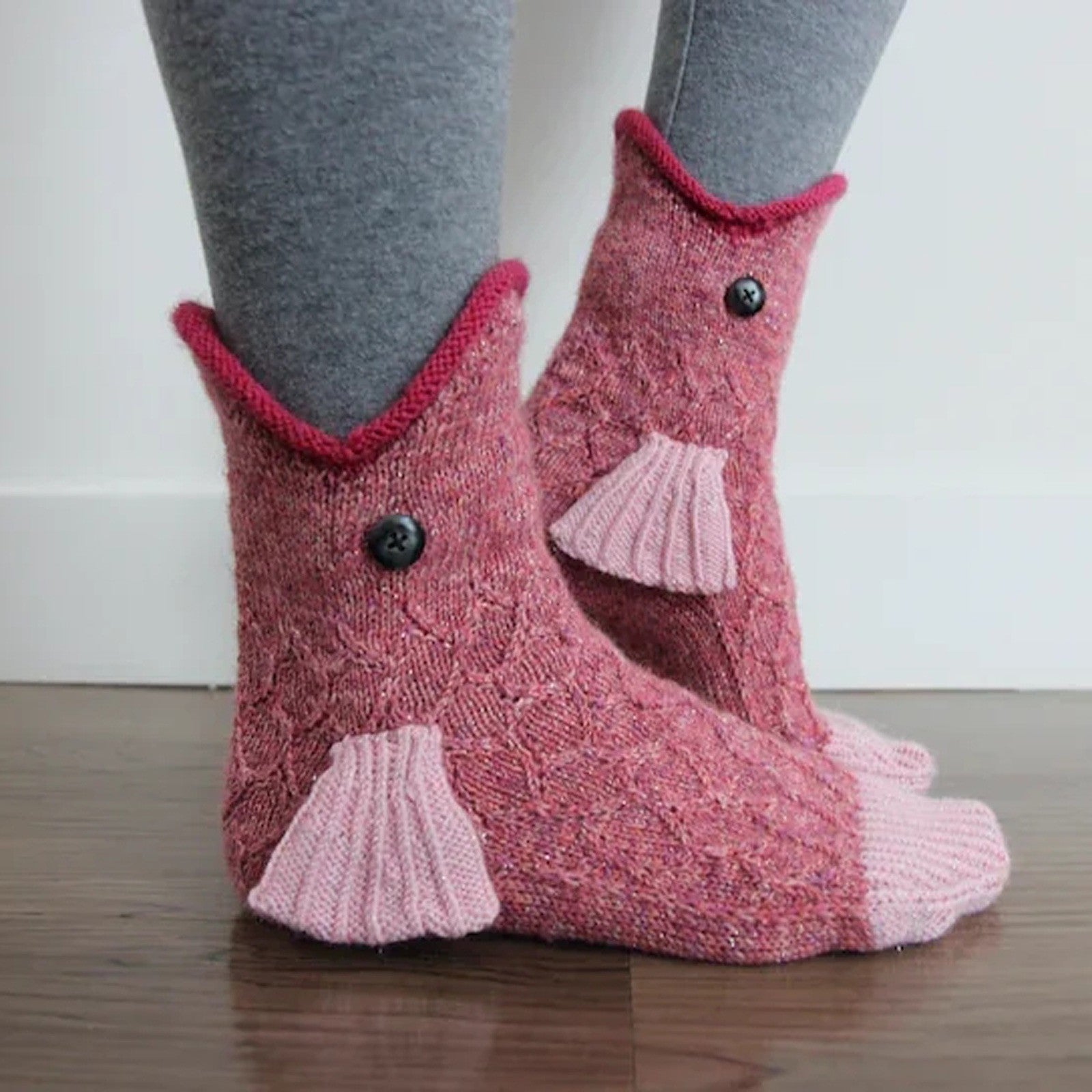 Knit Crocodile Socks