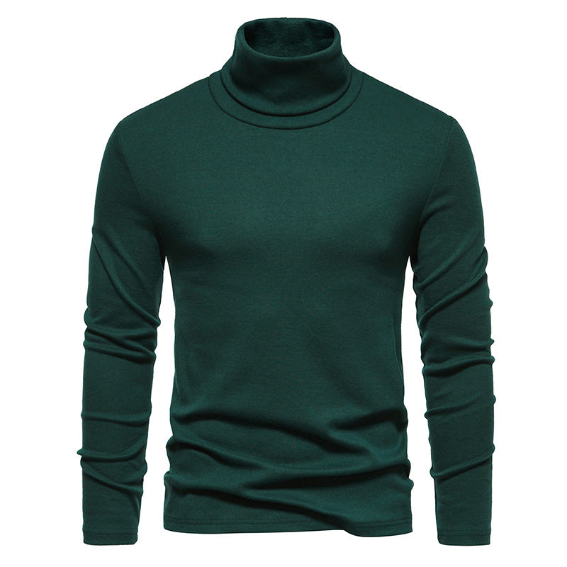 Men's Fashion High Neck Fleece Fit Base Shirt