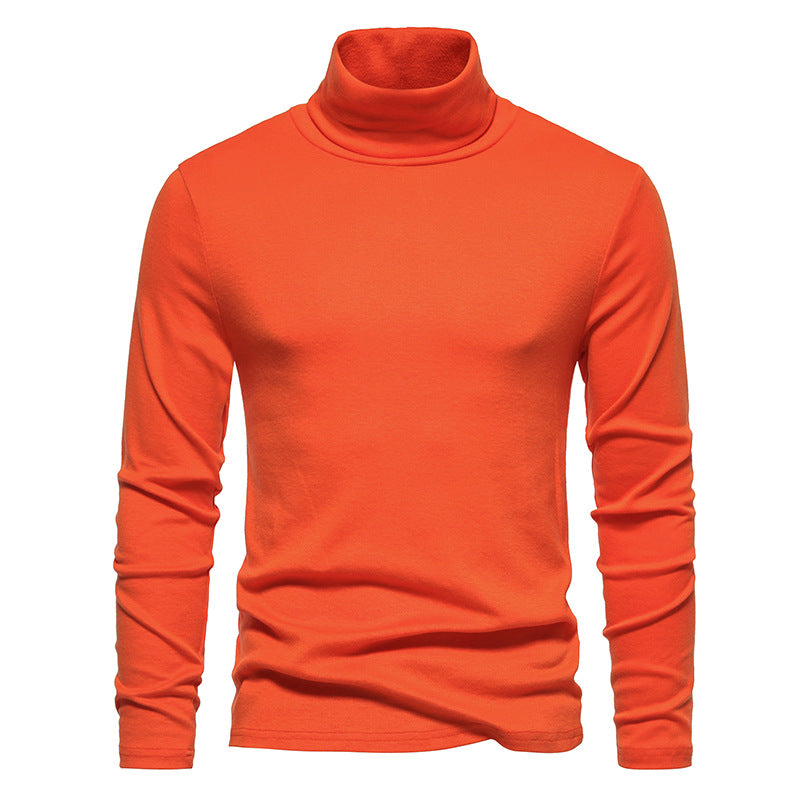 Men's Fashion High Neck Fleece Fit Base Shirt