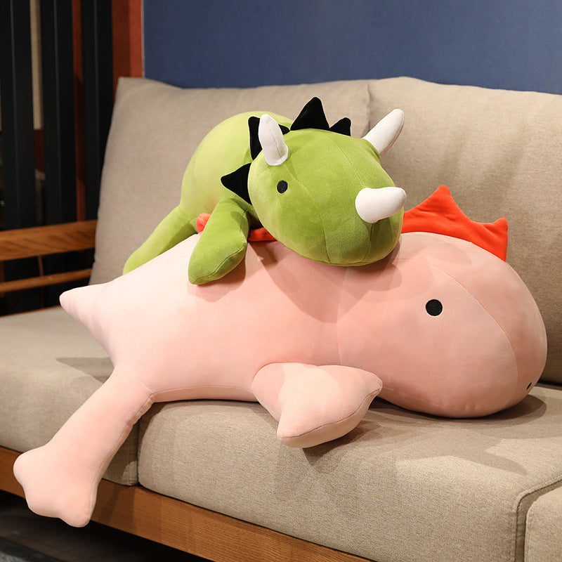 Cute Soft Dinosaur Dolls Plush Toy Pillows