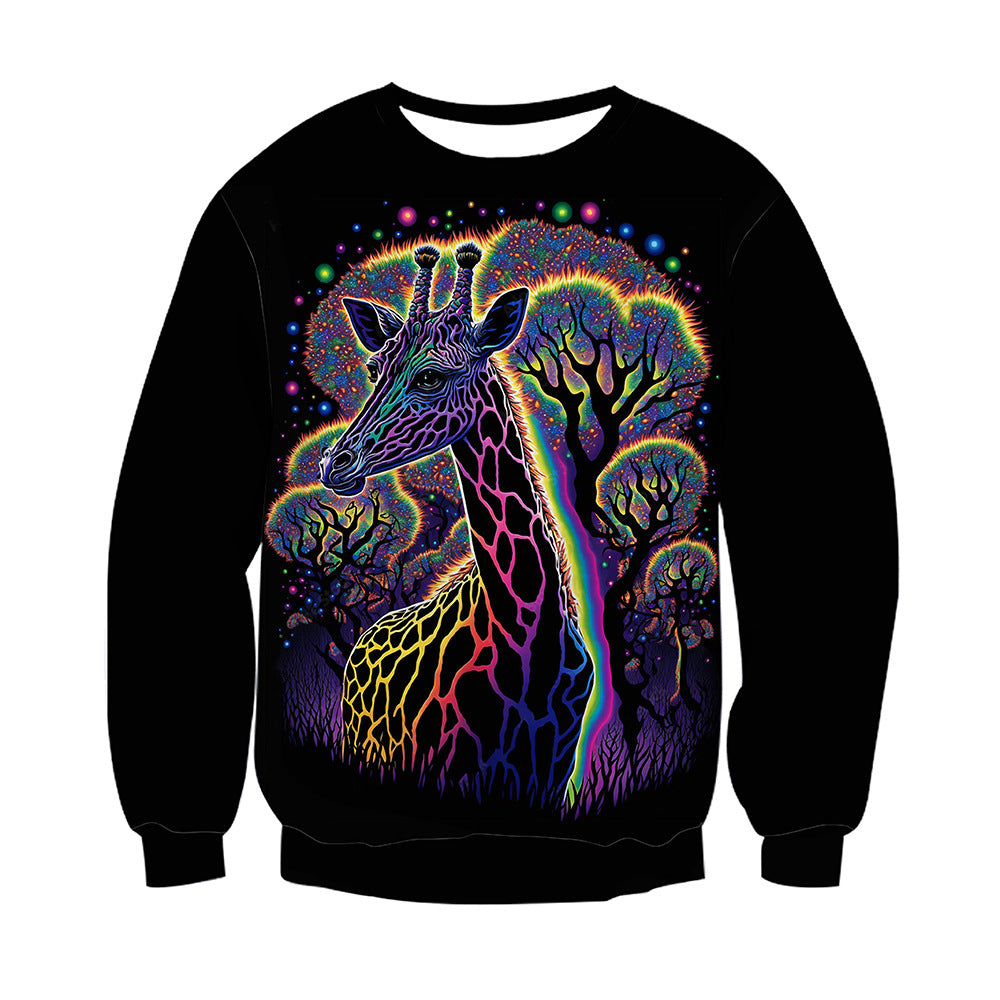 Trendy 3D Print Cool Animal Long Sleeved Sweatshirt