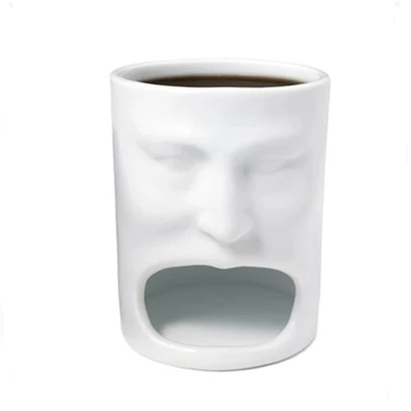 Cartoon Facial Cookie Mug