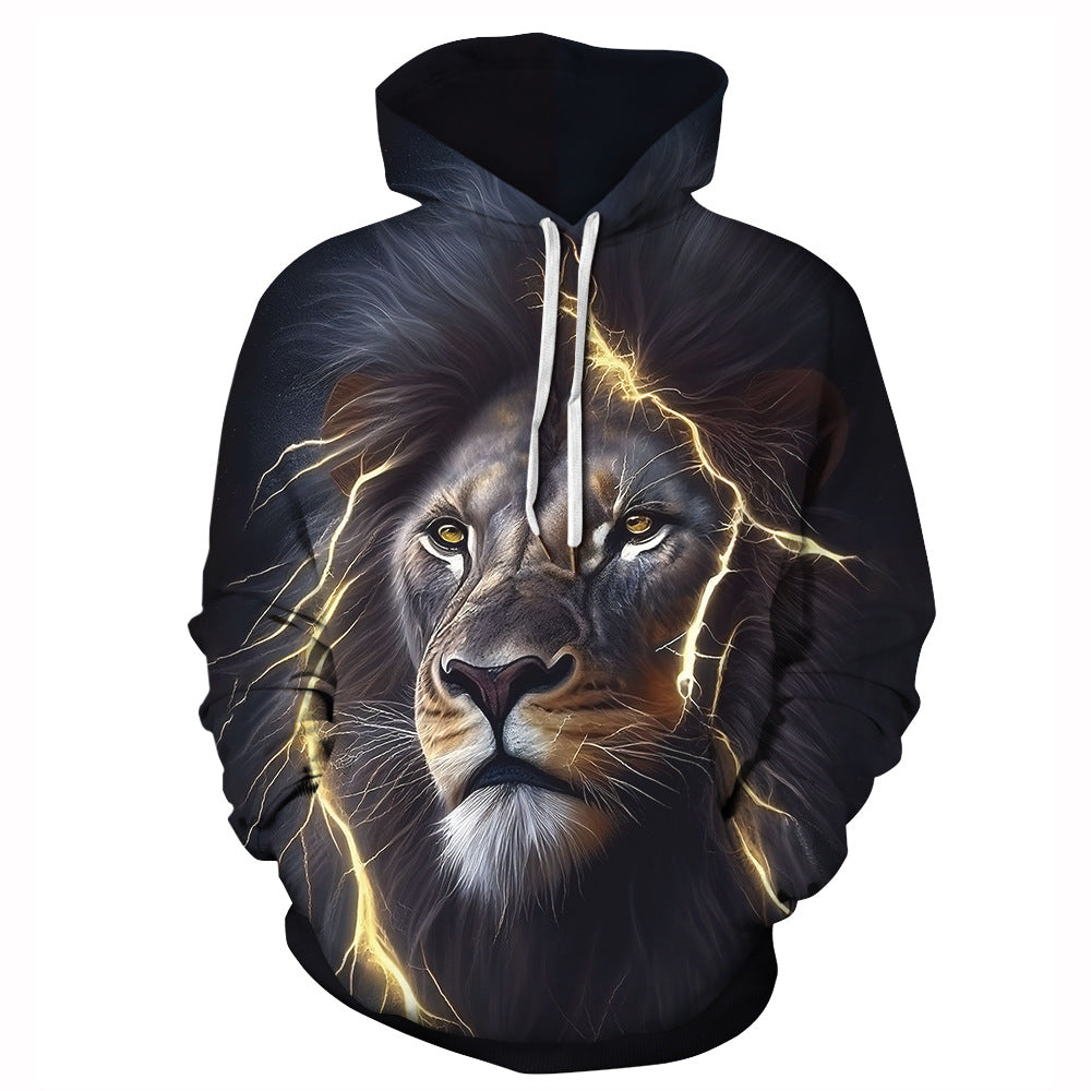 Trendy Unisex Colorful Digital Print Hoodie