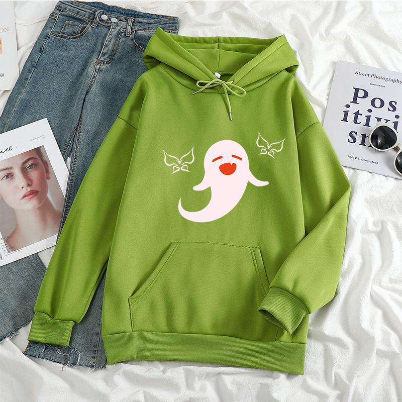 Unisex Popular Candy Color Drawstring Hoodie