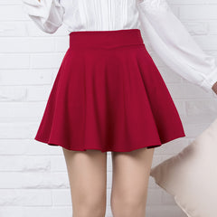 Girls' Elastic Waist Plus Size Dance Short Skirt