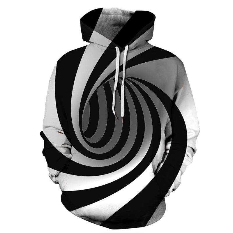 Unisex Digital Printed Relaxed Fit Hoodie