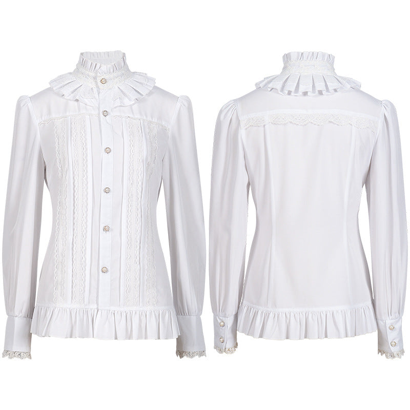 Vampire Style Renaissance Steampunk Ruffled Medieval Shirt – TTAesthetic