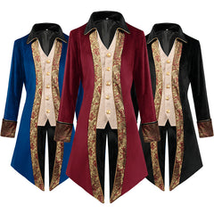 Men's Middle Ages Gothic Victorian Era Jacket Uniform