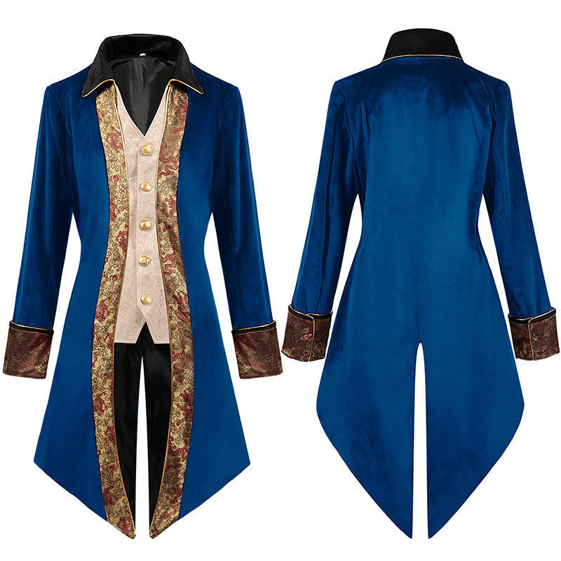 Men's Middle Ages Gothic Victorian Era Jacket Uniform