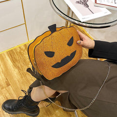 Cute Spoof Women's Pumpkin Halloween Bag