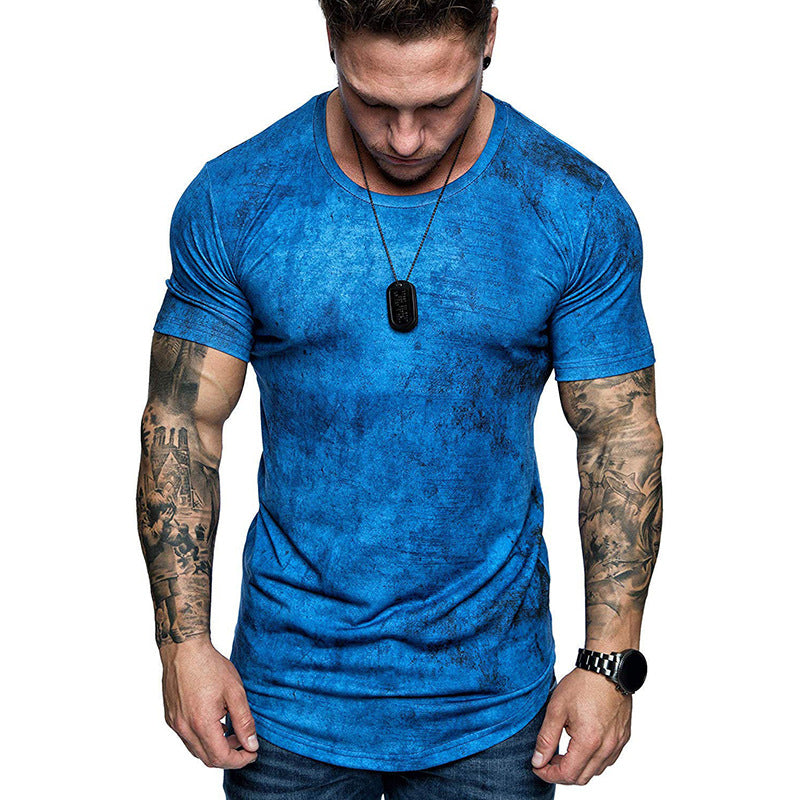 Men's 3D Fashion Sports Fitness T-shirt