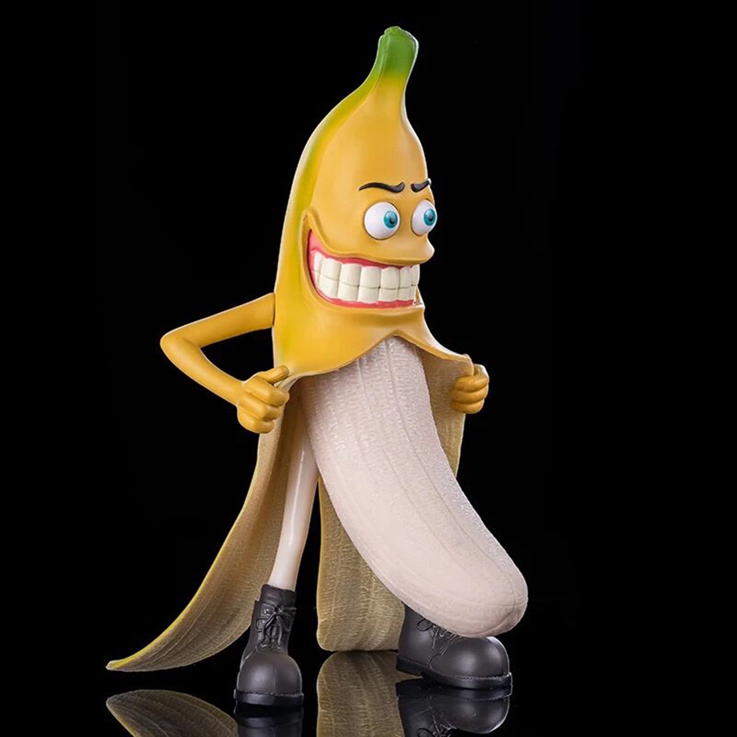 Evil Banana Man Statues Decor