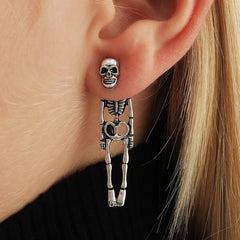 Retro Skeleton Earrings