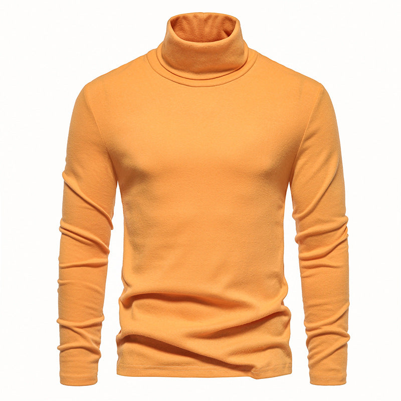 Men's Fashion High Neck Fleece Fit Base Shirt