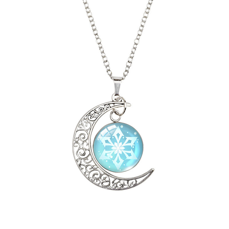 Moon Style Seven Elements Necklace