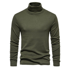 Men's Fashion High Neck Fleece Fit Base Shirt