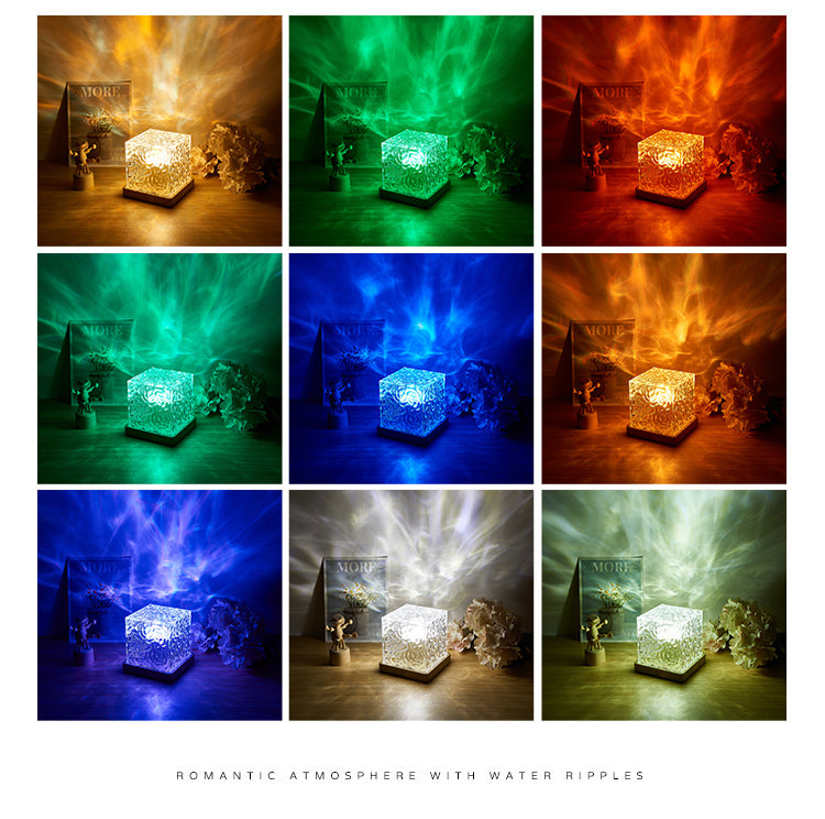 Water Ripple Wave Cube Lamp – TTAesthetic