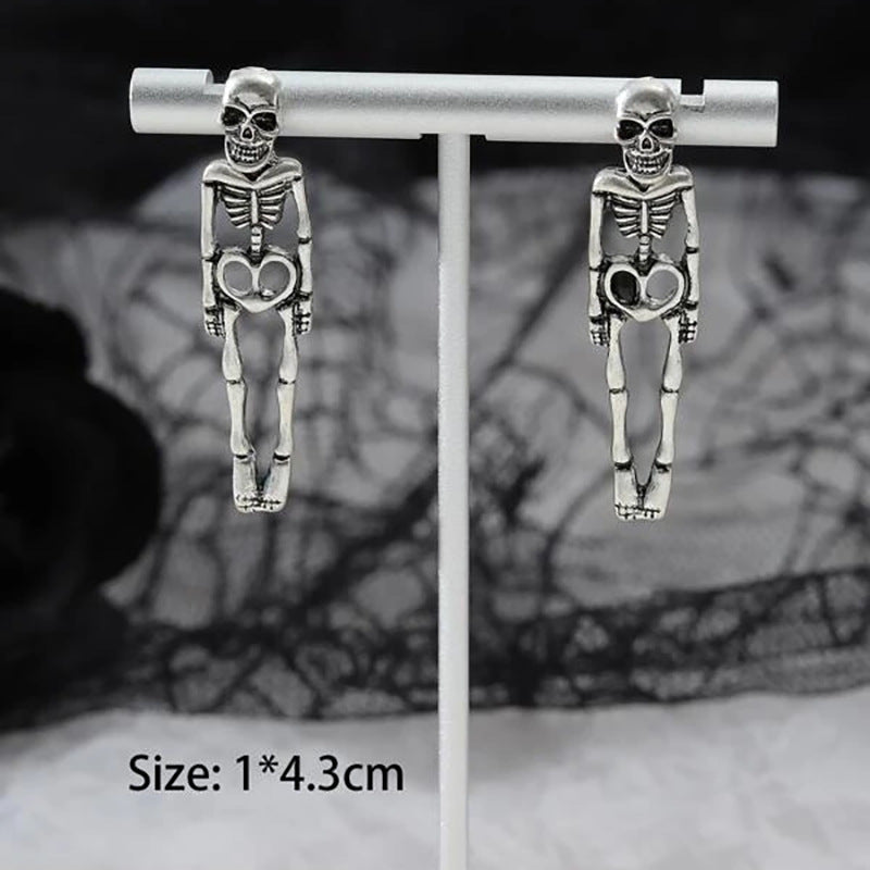 Retro Skeleton Earrings