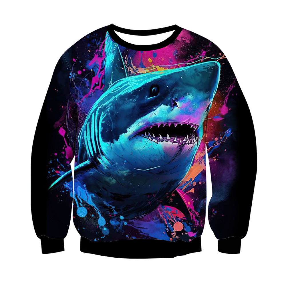 Trendy 3D Print Cool Animal Long Sleeved Sweatshirt