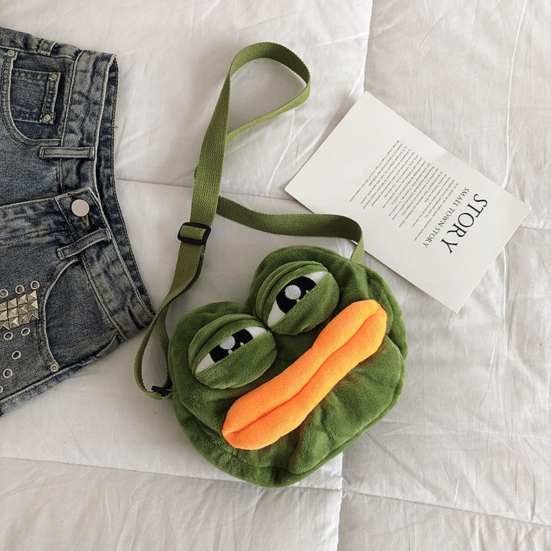 Funny and Cute Pepe The Frog Shoulder Bag