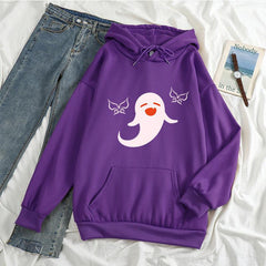 Unisex Popular Candy Color Drawstring Hoodie