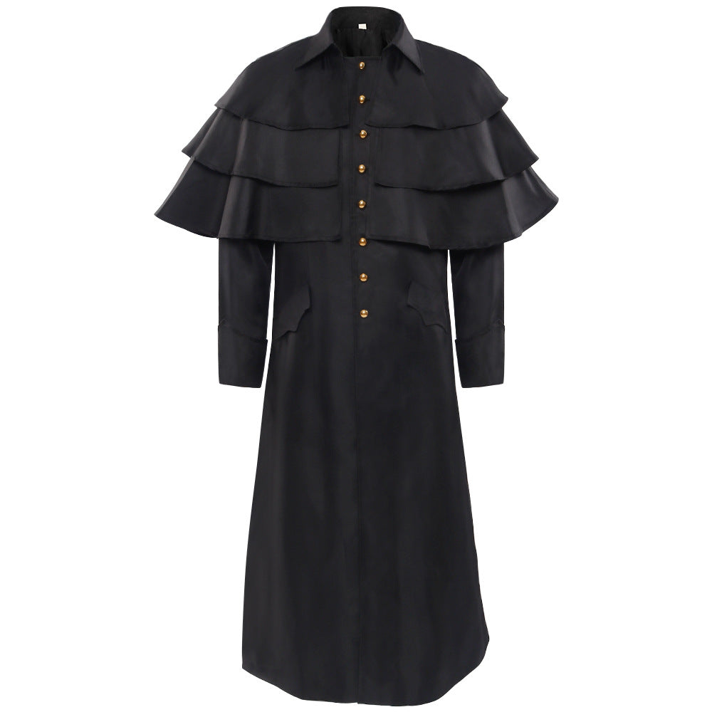 Chic Medieval Wizard Priest Reaper Cosplay Costume Robe