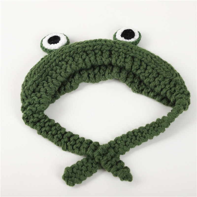 Cute Frog Knitted Hat Headwear