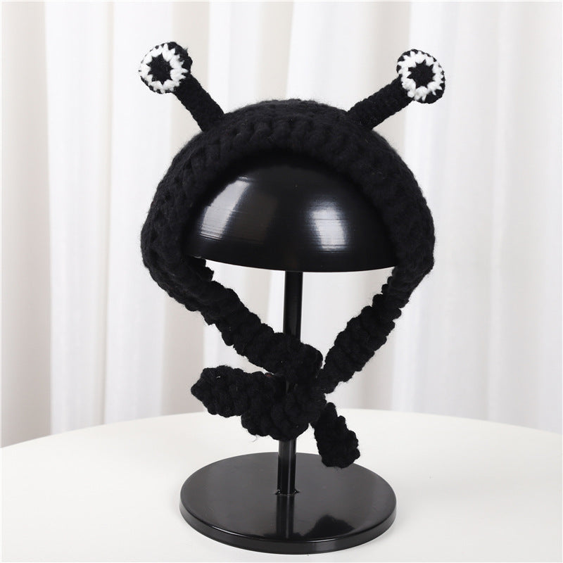 Cute Frog Knitted Hat Headwear