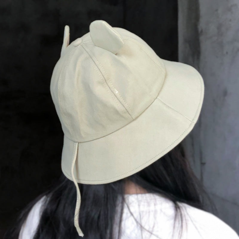 Summer Kawaii Frog Embroidery Fisherman's Hat