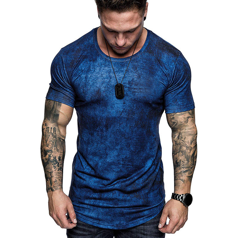 Men's 3D Fashion Sports Fitness T-shirt