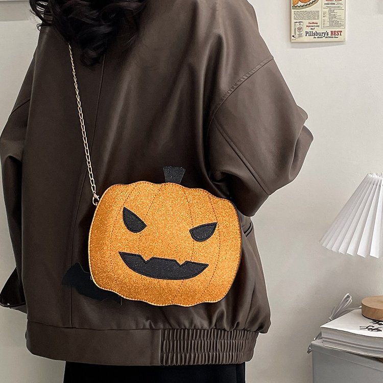 Cute Spoof Women's Pumpkin Halloween Bag