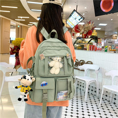 Korean Style Harajuku Students Large-capacity Backpack