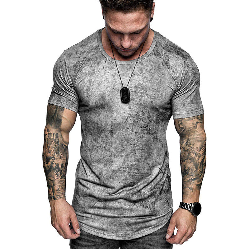 Men's 3D Fashion Sports Fitness T-shirt