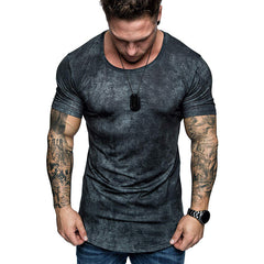 Men's 3D Fashion Sports Fitness T-shirt