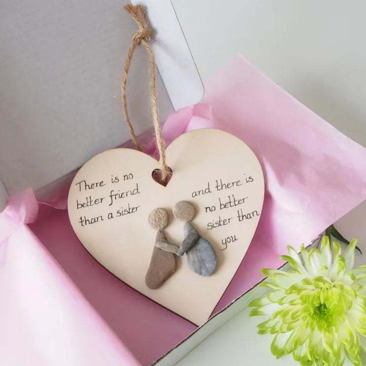 Wooden Heart Thank You Gift