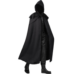 Men's Medieval Halloween Party Multi Color Hooded Cape