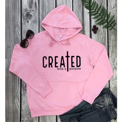 Created with A Purpose Casual Pocket Hoodie