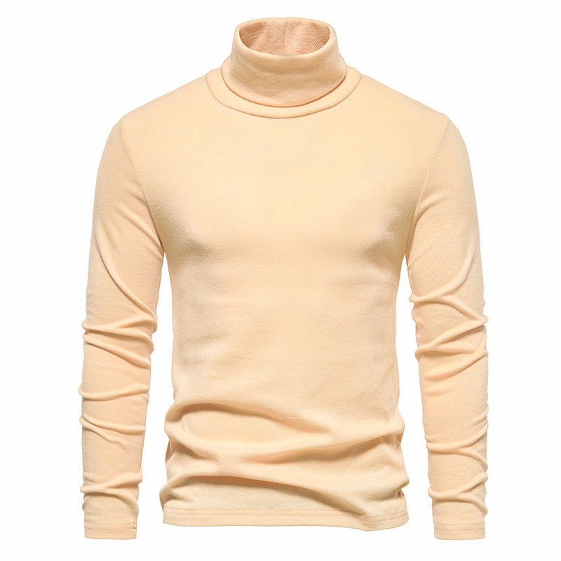 Men's Fashion High Neck Fleece Fit Base Shirt