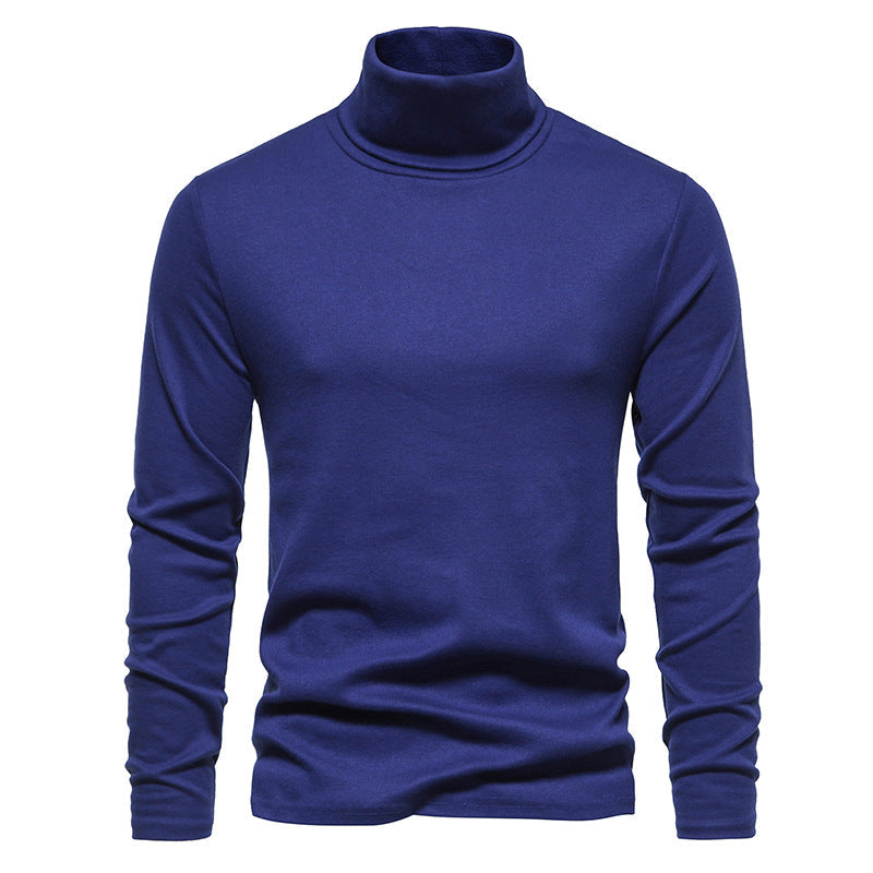 Men's Fashion High Neck Fleece Fit Base Shirt