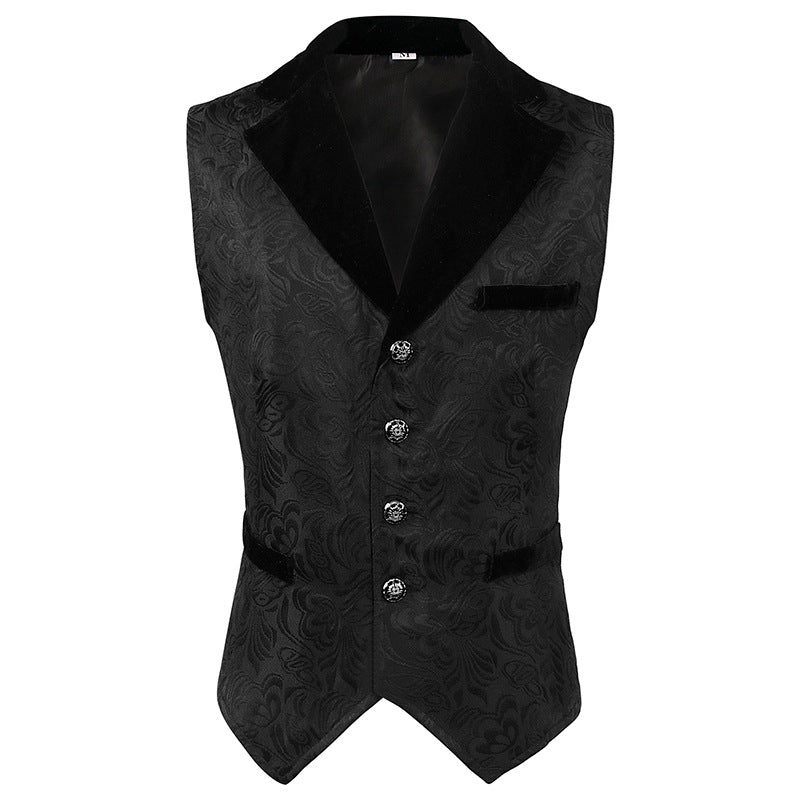 Retro Medieval Men's Gothic Vest Halloween Costume