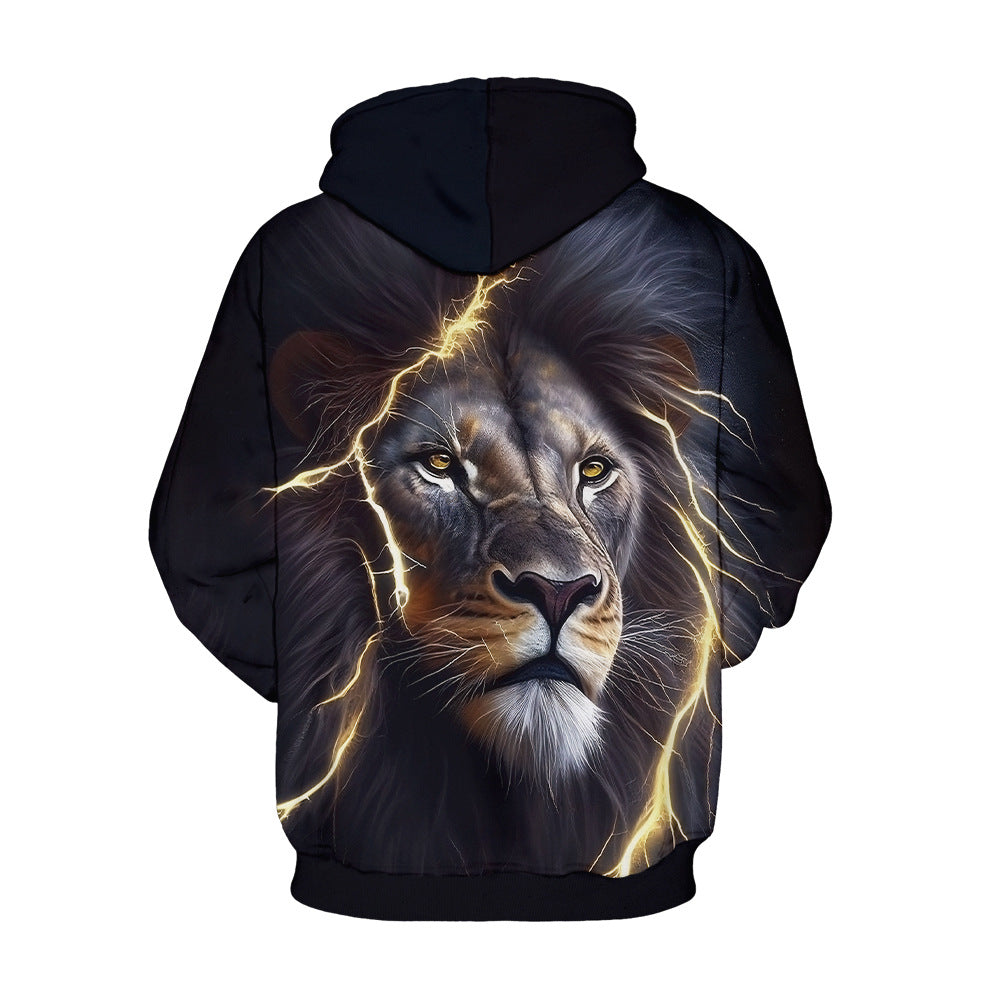 Trendy Unisex Colorful Digital Print Hoodie