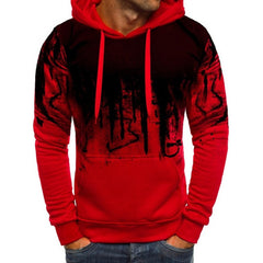 Cool Men's 3D Splashed Ink Graffiti Sports Hoodie