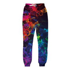 Unisex Casual Planet Digital Print Straight Leg Sweatpants