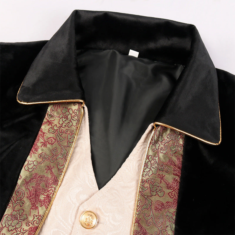 Men's Middle Ages Gothic Victorian Era Jacket Uniform