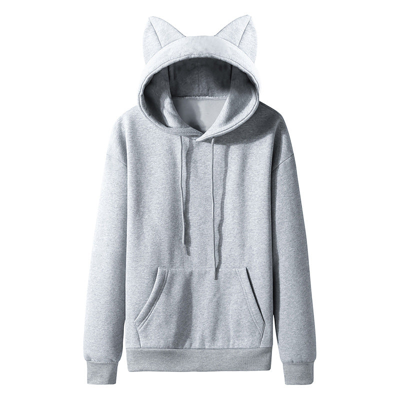 Cute Girls Cat Ears Design Hoodie