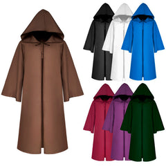 Trendy Unisex Multi Color Medieval Long Cloak