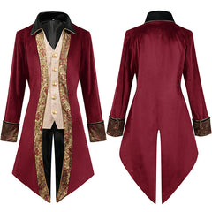 Men's Middle Ages Gothic Victorian Era Jacket Uniform